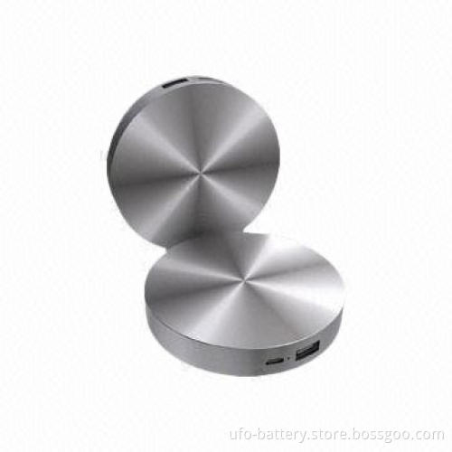 Titanium alloy with spiricle marks and CD appearance power banks
